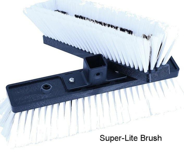 Gardiner Pole Systems Gardiner X3 Xtreme 69ft High Modulus Carbon Pole, super-lite brush attachment for high-reach cleaning.